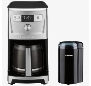 BrewMaster Duo Pro – Coffee Maker & Precision Burr Grinder Set