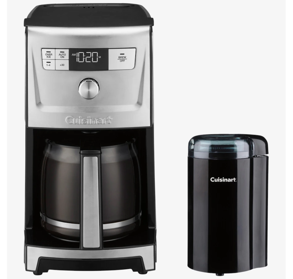 BrewMaster Duo Pro – Coffee Maker & Precision Burr Grinder Set
