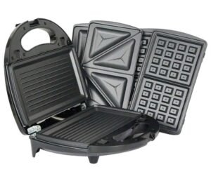 TriFlex 3-in-1 Sandwich, Grill & Waffle Maker